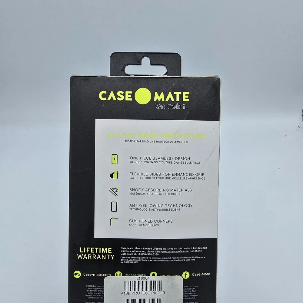 Samsung Galaxy A10e Case Mate Protection Pack, New Clear
